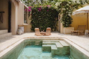 Boho-chic 3br Villa With Luxury , 2-mins To Beach